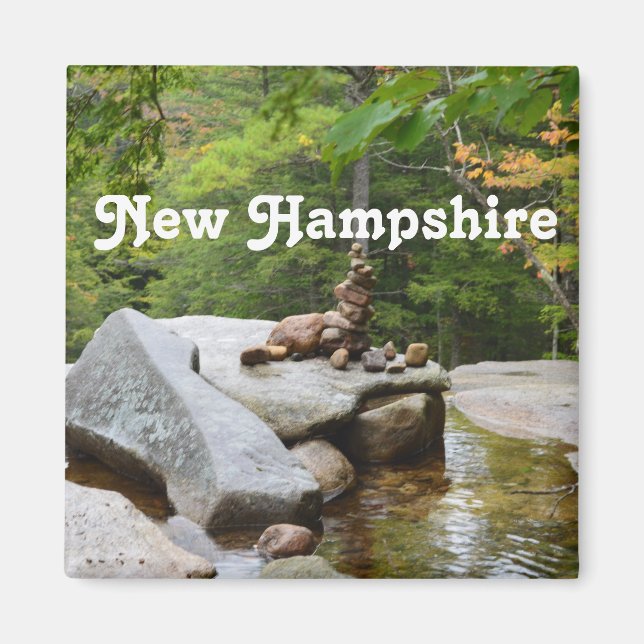 Imán Montañas de Nuevo Hampshire (Frente)