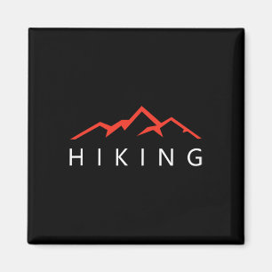 Imán Montañas de senderismo Hiker genial 