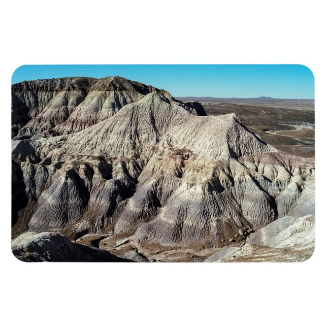 Imán Montañas del desierto Blue Mesa Badlands Foto (Horizontal)