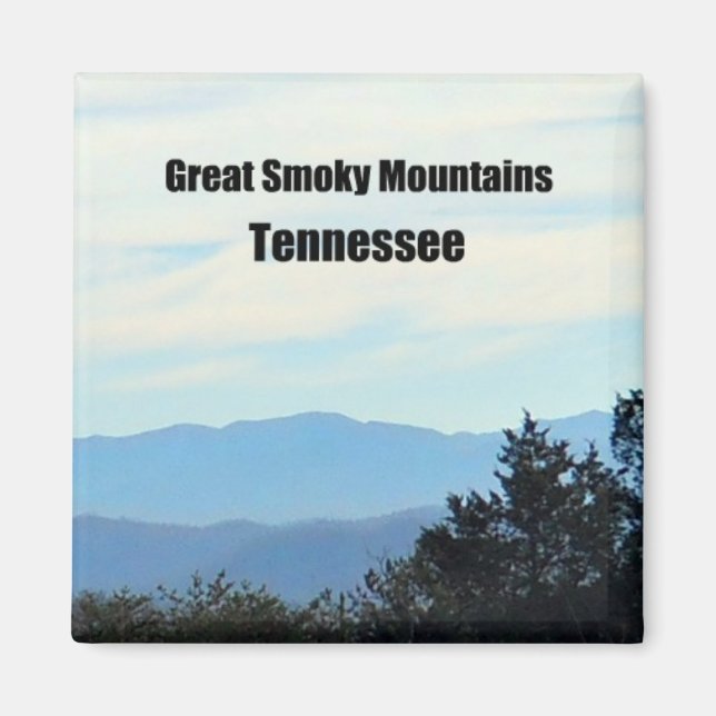 Imán Montañas humeantes, Tennessee (Frente)