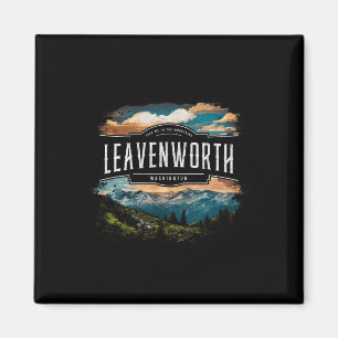 Imán Montañas Leavenworth Washington Senderismo Al Aire