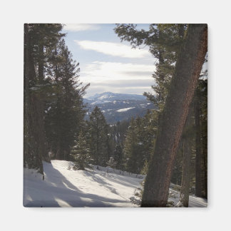 Imán Montañas Madison en invierno en Montana