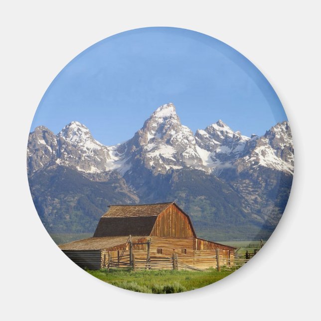 Imán Montañas magníficas de Teton (Frente)