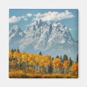Imán Montañas magníficas de Teton en la caída
