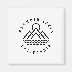 Imán Montañas Mammoth Lakes California Senderismo Al Ai