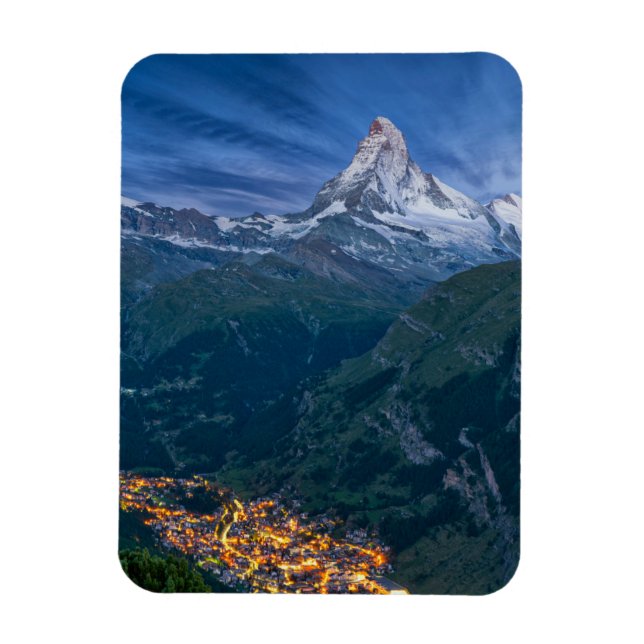 Imán Montañas | Matterhorn, Zermatt, Alpes suizos (Vertical)