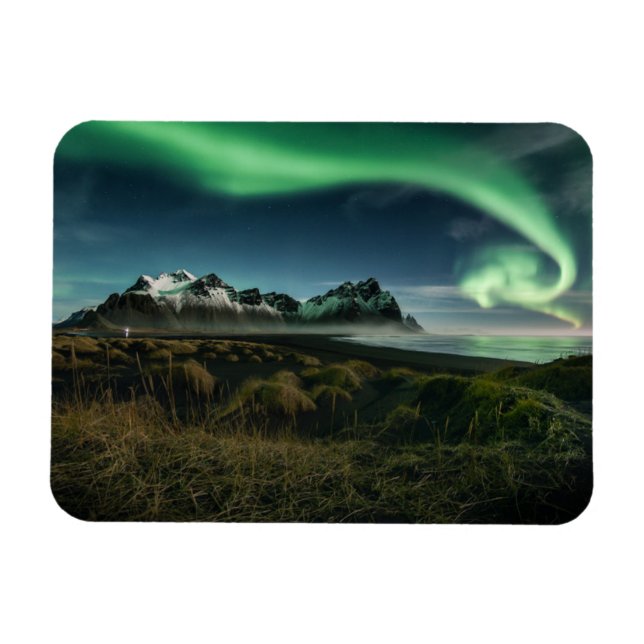 Imán Montañas | Montaña Vestrahorn, Islandia (Horizontal)