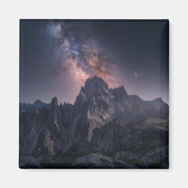 Imán Montañas | Montañas Dolomitas, Italia (Frente)