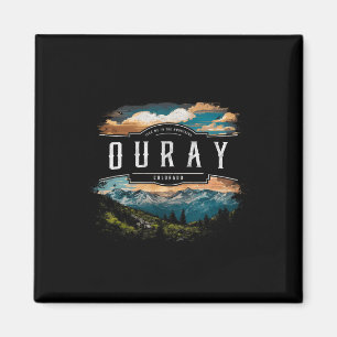 Imán Montañas Ouray Colorado Senderismo al aire libre V