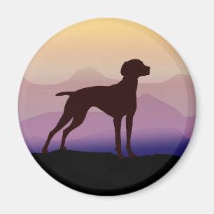 Imán Montañas púrpuras Vizsla