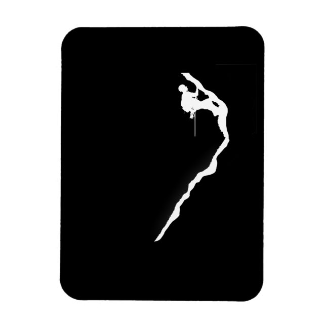 Imán Montañas Retro Vintage Climbing Rock (Vertical)