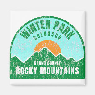 Imán Montañas Rocosas de Winter Park Colorado