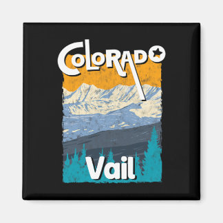 Imán Montañas rocosas del estado de la montaña de Vail