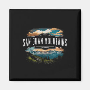 Imán Montañas San Juan Colorado Senderismo Al Aire Libr