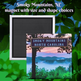 Imán Montañas Smoky Carolina Vista Asombrosa