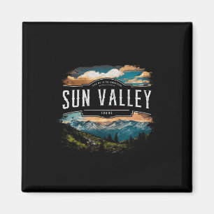 Imán Montañas Sun Valley Idaho Senderismo Al Aire Libre
