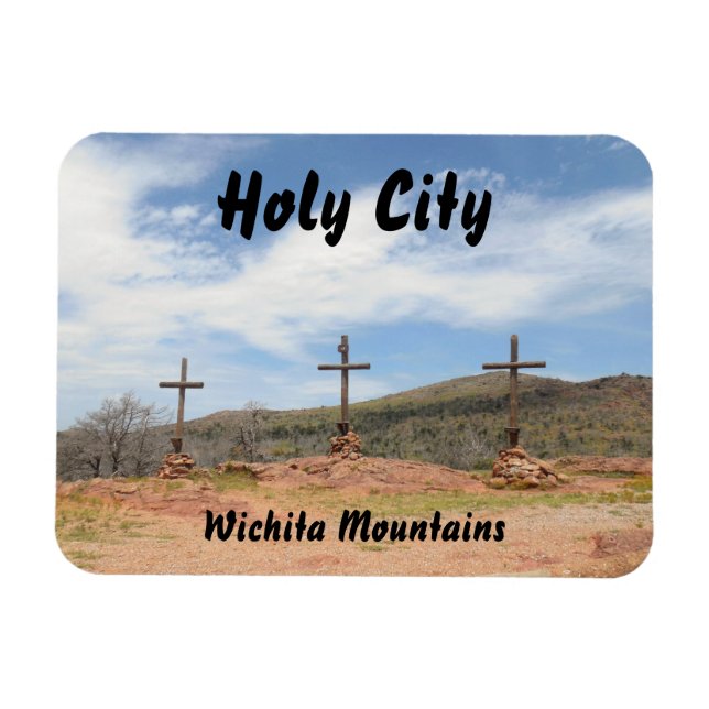 Imán Montañas Wichita Ciudad Santa (Horizontal)
