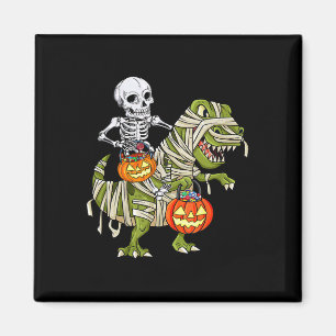 Imán Montar la momia Dinosaurio T Rex Halloween Funny P