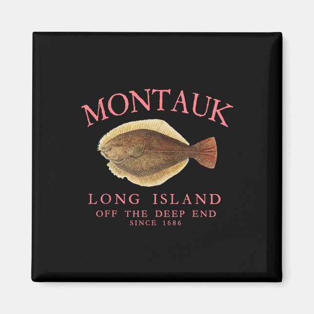 Imán Montauk En El Extremo Profundo Peach Lucky Fluke (Frente)