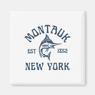 Imán Montauk Nueva York Pesca Marlin Viaje Pescado Play