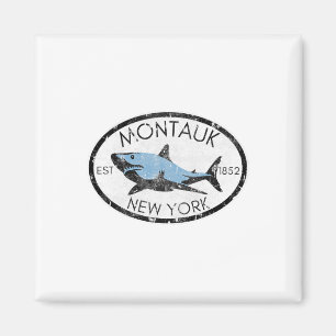 Imán Montauk Nueva York Pesca Tiburón Pescado Playa Emb
