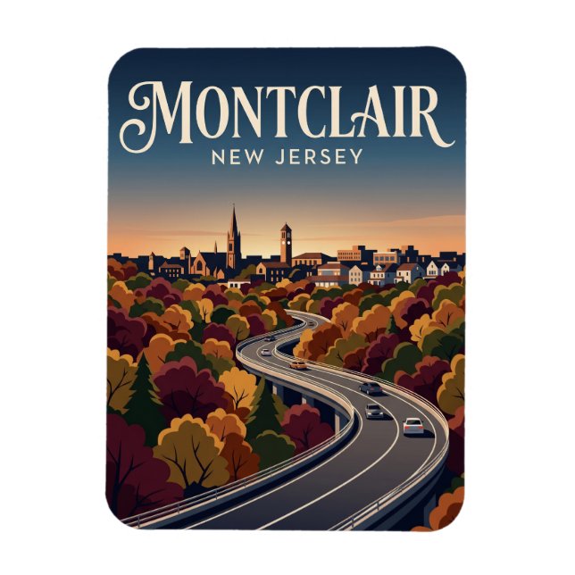 Imán Montclair Nueva Jersey (Vertical)