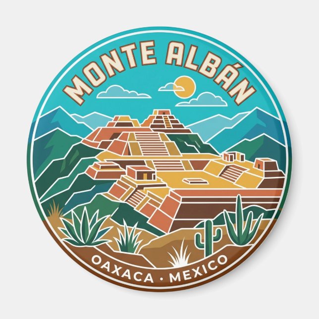 Imán Monte Albán México (Frente)