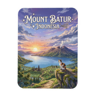 Imán Monte Batur, Bali, Indonesia Indonesia