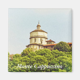 Imán Monte Cappuccino con aspecto vintage, Italia