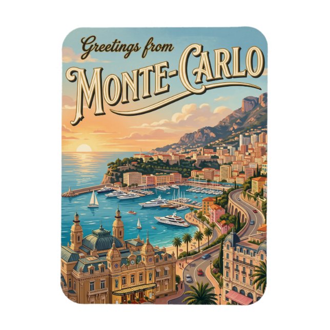 Imán Monte Carlo Mónaco (Vertical)