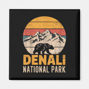 Imán Monte Denali Alaska Montañero Climber Nacional 