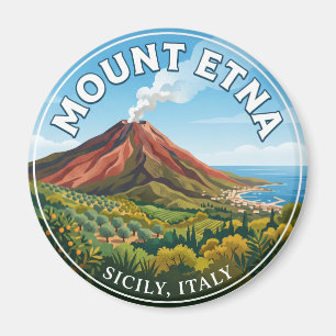 Imán Monte Etna Italia