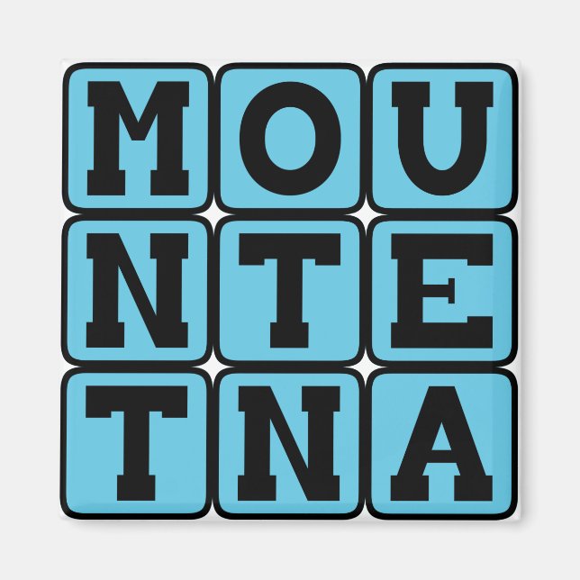 Imán Monte Etna, Montaña en Italia (Frente)