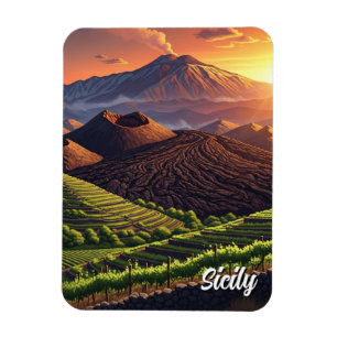 Imán Monte Etna Sicilia Italia