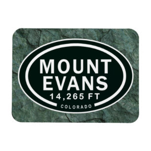 Imán Monte Evans 14.265 FT Montaña Rocosa Colorado