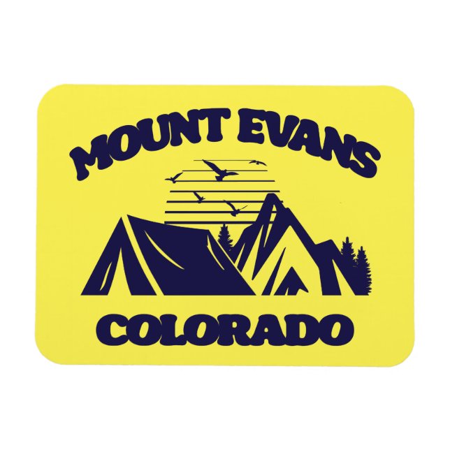Imán Monte Evans, Colorado (Horizontal)