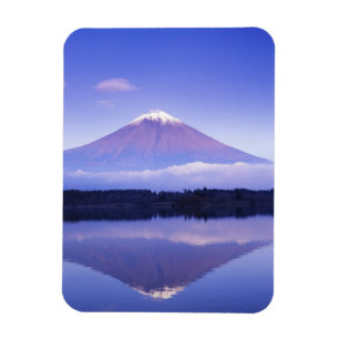 Imán Monte Fuji con Nube Lenticular, Lago Motosu,