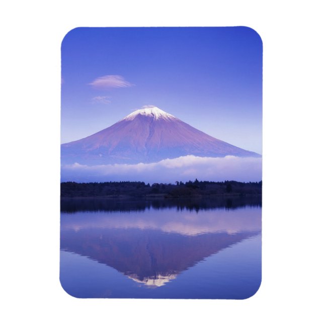 Imán Monte Fuji con Nube Lenticular, Lago Motosu, (Vertical)