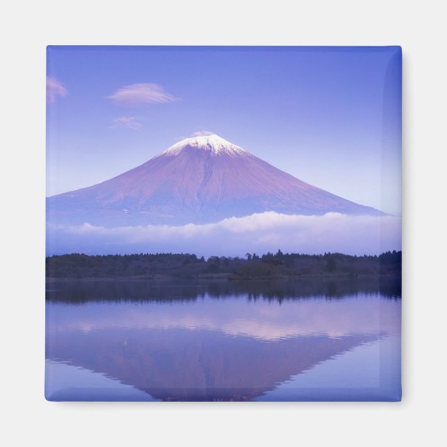 Imán Monte Fuji con Nube Lenticular, Lago Motosu, (Frente)