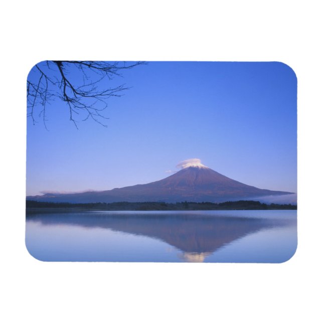 Imán Monte Fuji del lago Motosu, Yamanashi, Japón (Horizontal)