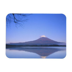 Imán Monte Fuji desde el lago Motosu, Yamanashi, Japón