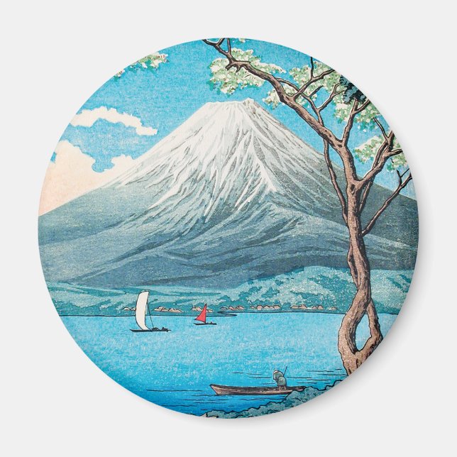 Imán Monte Fuji desde el lago Yamanaka por Hiroaki Taka (Frente)