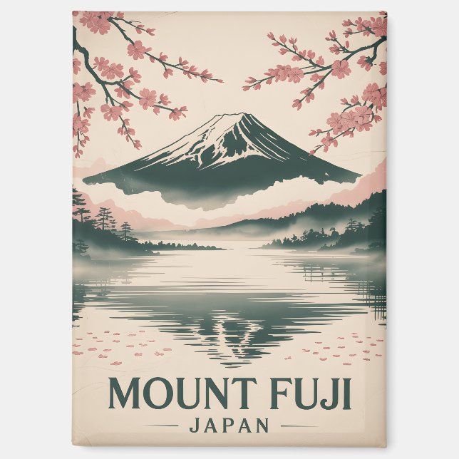 Imán Monte Fuji Japón (Anverso)