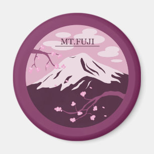 Imán Monte Fuji (Rosa)