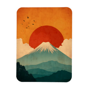 Imán Monte Fuji vintage