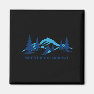 Imán Monte hood skibowl oregón estación de esquí esquia