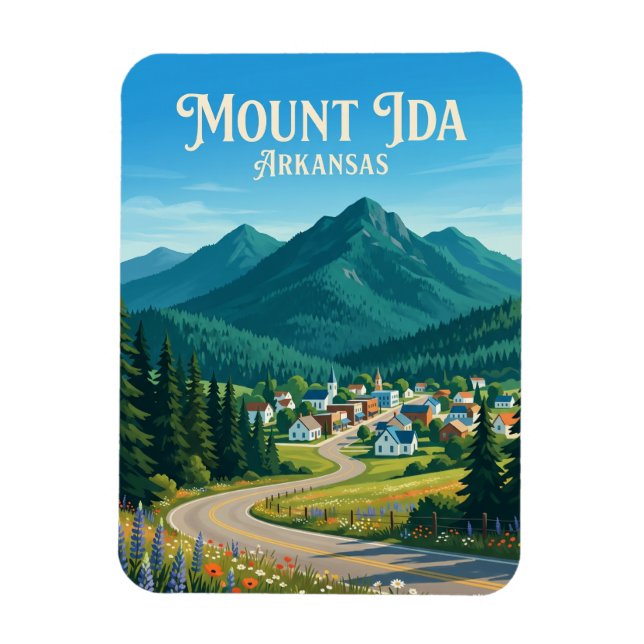 Imán Monte Ida EE. UU. (Vertical)