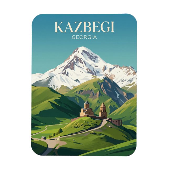 Imán Monte Kazbek Georgia (Vertical)