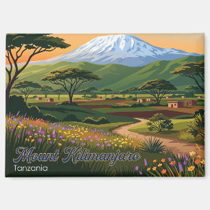 Imán Monte Kilimanjaro Tanzania