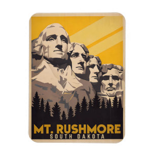 Imán Monte Rushmore, Dakota del Sur